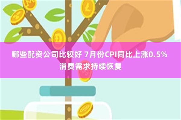 哪些配资公司比较好 7月份CPI同比上涨0.5% 消费需求持续恢复