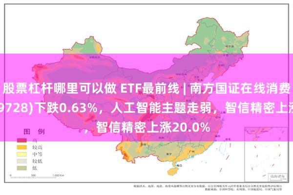 股票杠杆哪里可以做 ETF最前线 | 南方国证在线消费ETF(159728)下跌0.63%，人工智能主题走弱，智信精密上涨20.0%